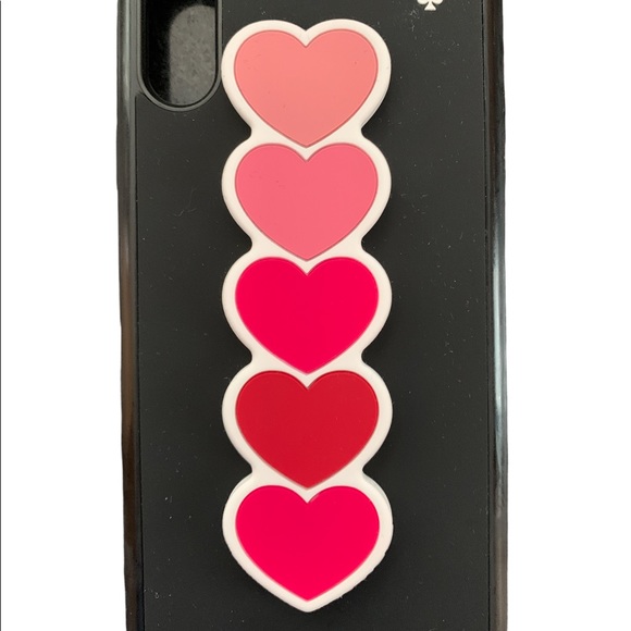 ❤️❤️❤️Kate Spade ombre heart iPhone XR stand case❤️❤️❤️ - Picture 6 of 6